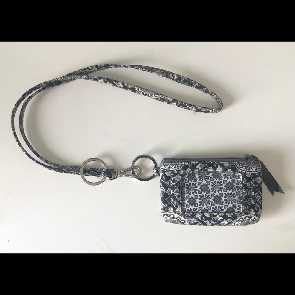 VERA BRADLEY LANYARD AND ID CASE